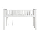 Galen (3) Low Loft Bunk in White - B2053LLW-1*
