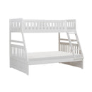 Galen (3) Twin/Full Bunk Bed in White - B2053TFW-1*