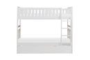 Galen (4) Twin/Twin Bunk Bed with Twin Trundle in White - B2053W-1*R