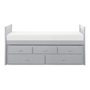 Orion (2) Twin/Twin Trundle Bed in Gray - B2063PR-1*