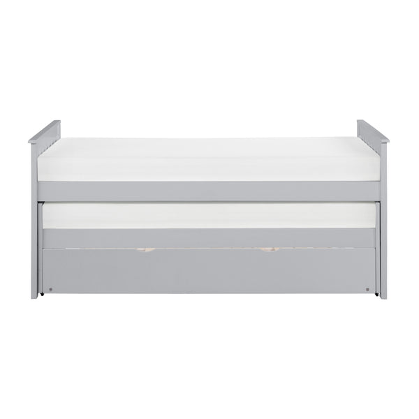 Orion Twin/Twin Bed with Twin Trundle in Gray - B2063RT-1R