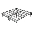Elevated Foldable Metal Platform Bed Frame, Toolless