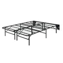 Elevated Foldable Metal Platform Bed Frame, Toolless