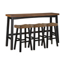 Caspian 4-Piece Pack Pub Height Set