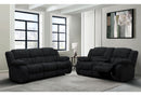 U250 EBONY RECLINING SOFA/CONSOLE RECLINING LOVESEAT