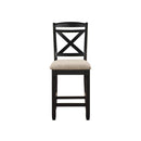 Baywater Counter Height Chair in Black (Set of 2)