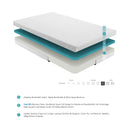 Altair 6" Gel-Infused Memory Foam Mattress - Twin