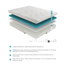 Altair 10" Gel-Infused Memory Foam Mattress - Twin