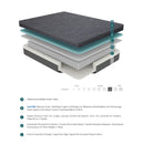 Mira 8" Gel-Infused Memory Foam Hybrid Mattress - Full