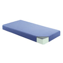 Leo 7" Blue Gel-Infused Memory Foam Mattress And Pillow Set