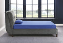 Leo 7" Blue Gel-Infused Memory Foam Mattress And Pillow Set