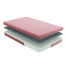 Leo 7" Pink Gel-Infused Memory Foam Mattress And Pillow Set