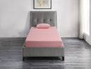 Leo 7" Pink Gel-Infused Memory Foam Mattress And Pillow Set