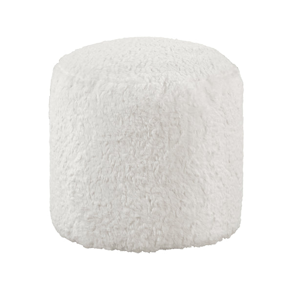 Nice Pouf in White - P31010