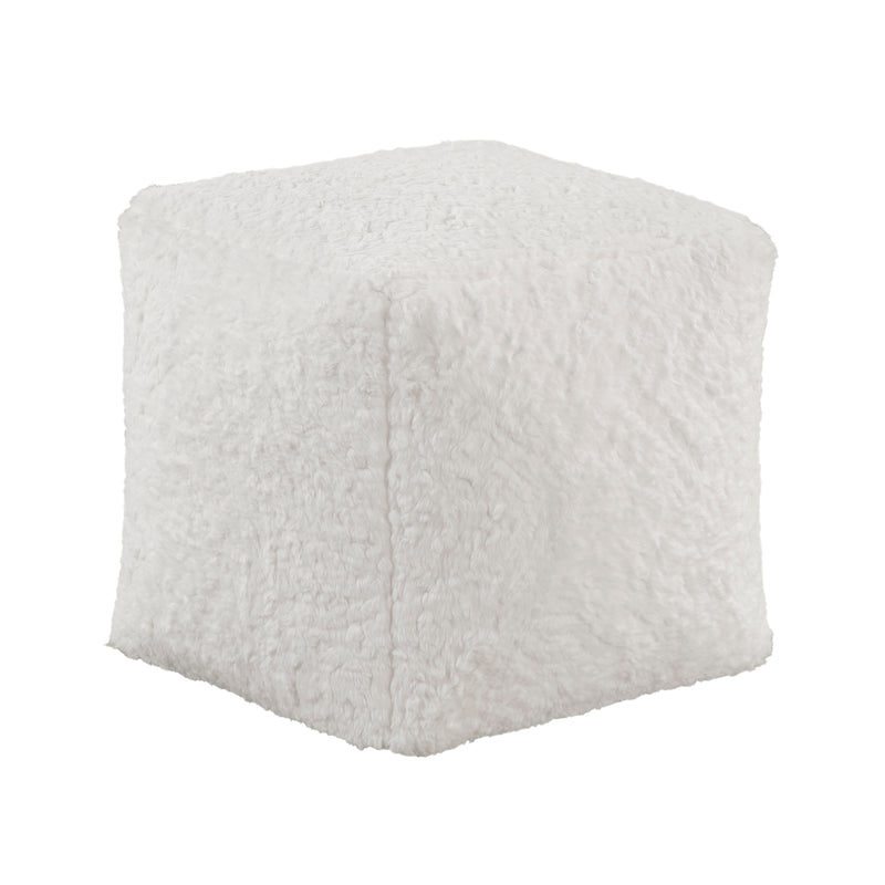 Celina Pouf in White - P31011