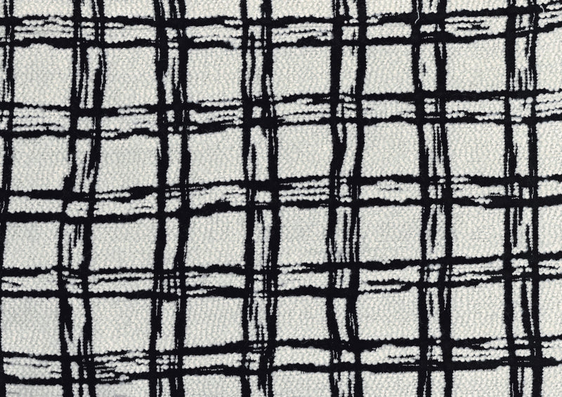 Misty Pouf in Black/White - P31014