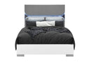 Talia White Bed With Led