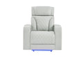 U8611 Blanche Power Recliner with Power Headrest and LED