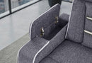 U1895 Grey P2 Console Reclining Loveseat with IS and LED
