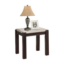 Festus End Table, Marble Top