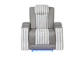 U8000 Power Recliner with Power Headrest and LED
