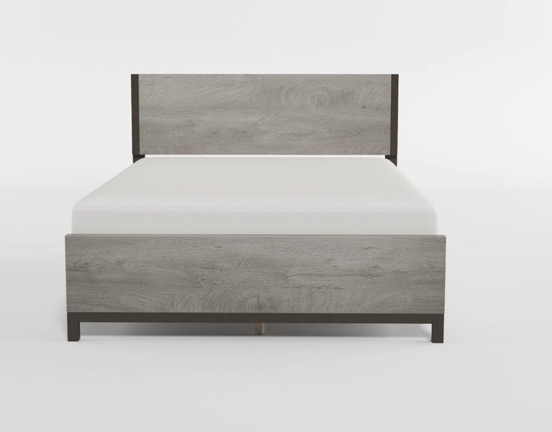 Zephyr Queen Bed in Gray - 1577-1