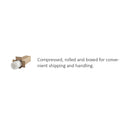 Leo 7" Pink Gel-Infused Memory Foam Mattress And Pillow Set
