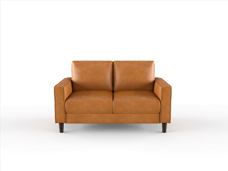Malcolm 2pc Set: Sofa, Love in Brown - 9203BRW*2