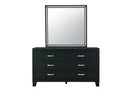 Reid Black Bed Group with LED