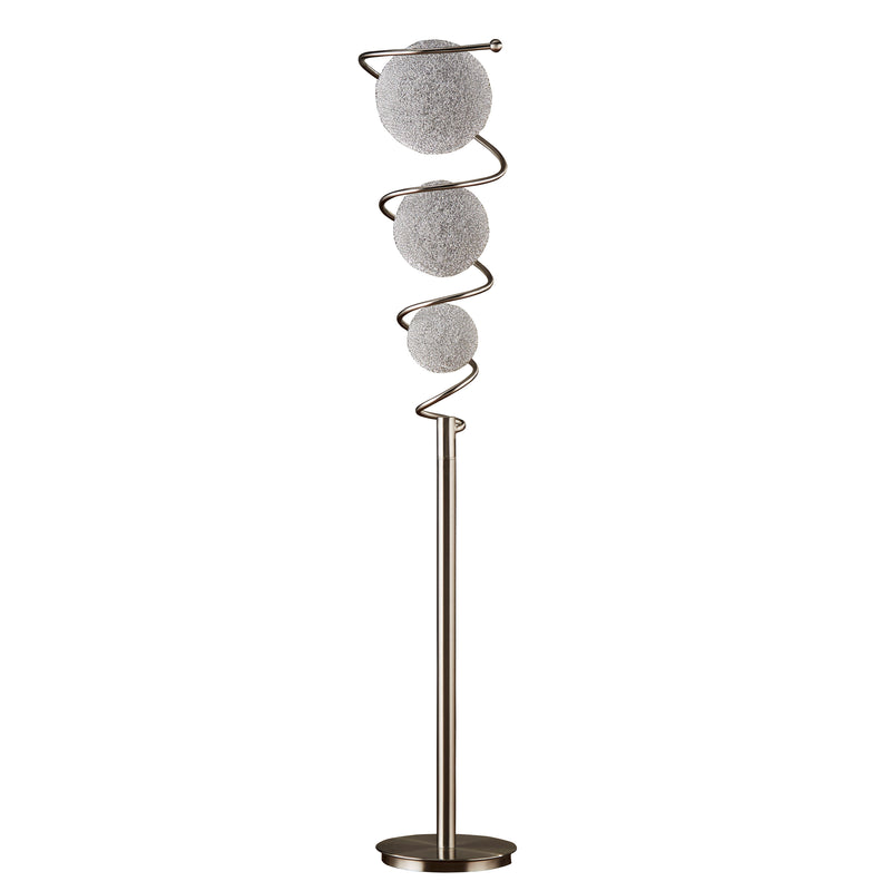 Diya Floor Lamp in Transparent/Gold/Silver/Champagne - H11297