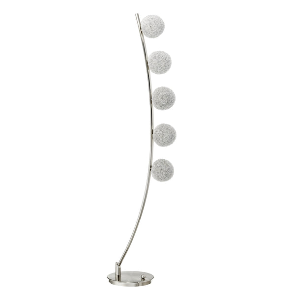 Inara Floor Lamp in Transparent/Gold/Silver/Champagne - H11303