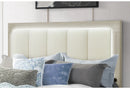 EMMA NATURAL/WHITE KING BED GROUP