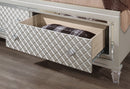 PARIS CHAMPAGNE QUEEN BED WITH LED