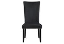 D03 2 BLACK DINING CHAIRS