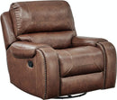 Mesquite Brown Swivel Glider Recliner by PRI for the Living Room