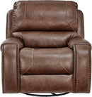 Mesquite Brown Swivel Glider Recliner by PRI for the Living Room