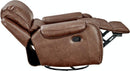 Mesquite Brown Swivel Glider Recliner by PRI for the Living Room