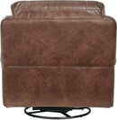Mesquite Brown Swivel Glider Recliner by PRI for the Living Room
